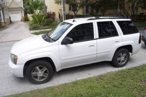 2007 chevy trailblazer lt chevrolet suv white great condition runs smooth