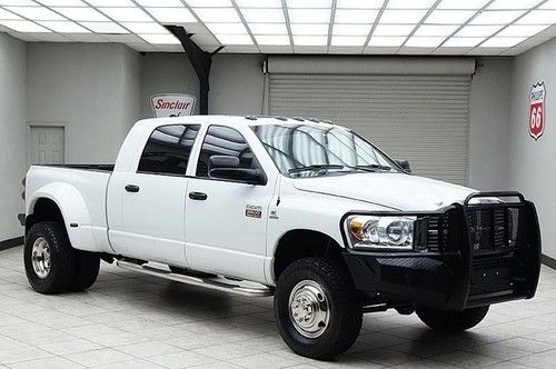 2009 dodge ram 3500 diesel 4x4 dually mega dvd laramie heated leather texas
