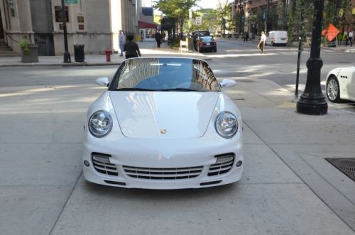 2008 Porsche 911 Turbo Cab 6-Speed 2 Owner Really Clean Car! True Manual White!!, US $88,800.00, image 2