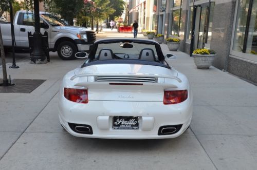 2008 Porsche 911 Turbo Cab 6-Speed 2 Owner Really Clean Car! True Manual White!!, US $88,800.00, image 5