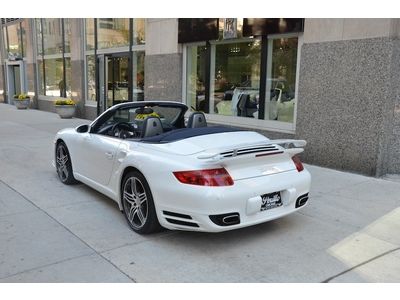2008 Porsche 911 Turbo Cab 6-Speed 2 Owner Really Clean Car! True Manual White!!, US $88,800.00, image 6