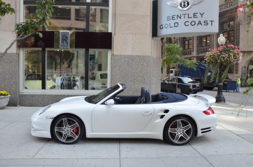 2008 Porsche 911 Turbo Cab 6-Speed 2 Owner Really Clean Car! True Manual White!!, US $88,800.00, image 7