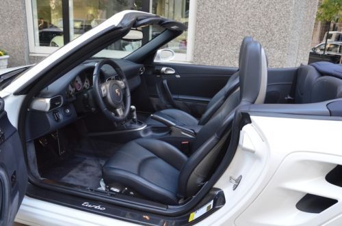 2008 Porsche 911 Turbo Cab 6-Speed 2 Owner Really Clean Car! True Manual White!!, US $88,800.00, image 10