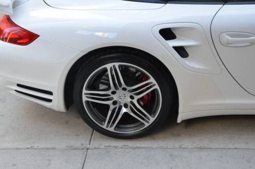 2008 Porsche 911 Turbo Cab 6-Speed 2 Owner Really Clean Car! True Manual White!!, US $88,800.00, image 28
