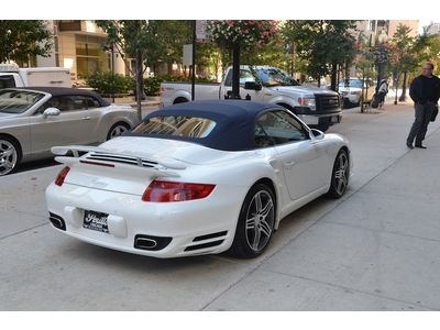 2008 Porsche 911 Turbo Cab 6-Speed 2 Owner Really Clean Car! True Manual White!!, US $88,800.00, image 29