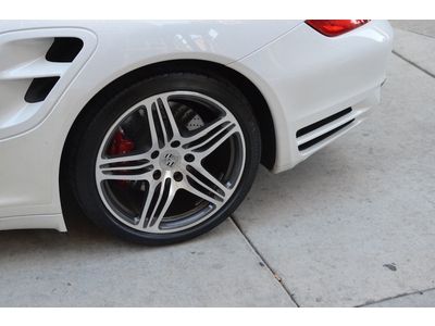 2008 Porsche 911 Turbo Cab 6-Speed 2 Owner Really Clean Car! True Manual White!!, US $88,800.00, image 31