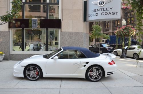 2008 Porsche 911 Turbo Cab 6-Speed 2 Owner Really Clean Car! True Manual White!!, US $88,800.00, image 33