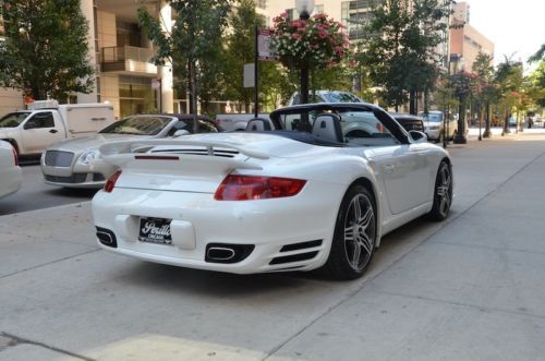 2008 Porsche 911 Turbo Cab 6-Speed 2 Owner Really Clean Car! True Manual White!!, US $88,800.00, image 36