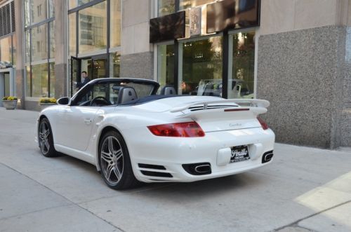 2008 Porsche 911 Turbo Cab 6-Speed 2 Owner Really Clean Car! True Manual White!!, US $88,800.00, image 37