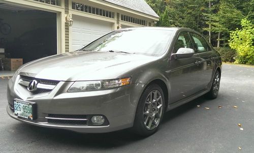 2008 acura tl type-s sedan 4-door 3.5l-carbon bronze pearl ext.  beige leath int