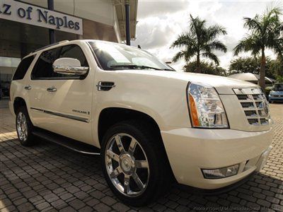 White diamond cashmere leather chrome wheels cd changer running boards