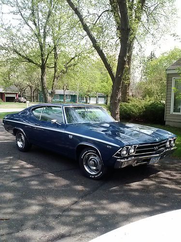 1969 chevelle ss396, 350 hp, posi, dark blue mettalic, power steering &amp; brakes