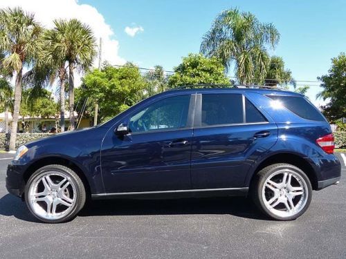 Beautiful deep blue 2006 ml350 awd  moonroof, navigation, pwr liftgate, 22" rims