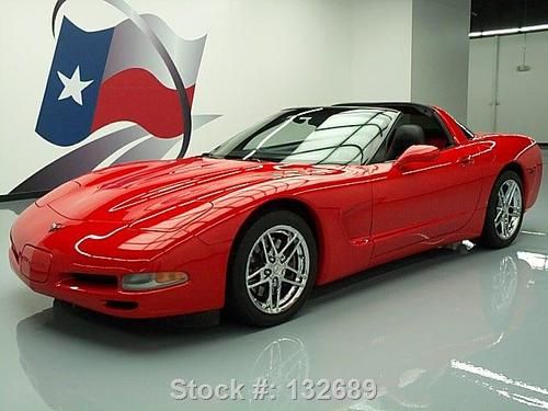 1999 chevy corvette auto targa top leather hud 65k mi texas direct auto