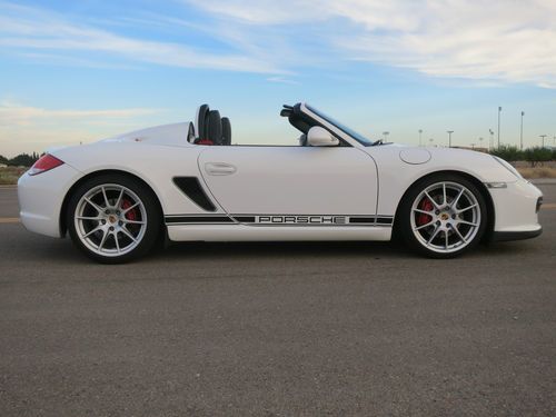 Porsche boxster spyder - 6 speed manual