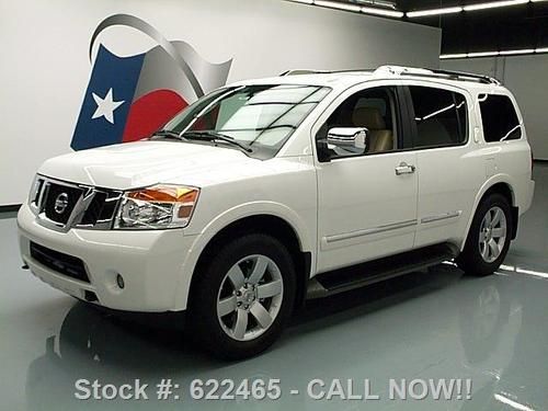 2011 nissan armada sl 8 pass rear cam leather 20&#039;s 37k texas direct auto