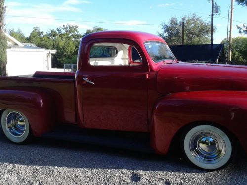 1952 ford f-100 (f-1) street rod pickup-custom-great looks &amp; ride-awesome truck