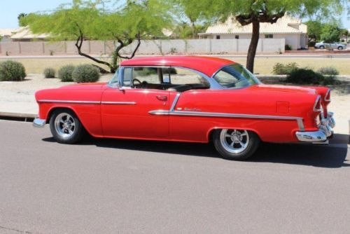 1955 CHEVROLET 2-DR HARDTOP, BEL AIR AUTO, FRAME-OFF RESTORED, +AIR, US $55,000.00, image 3