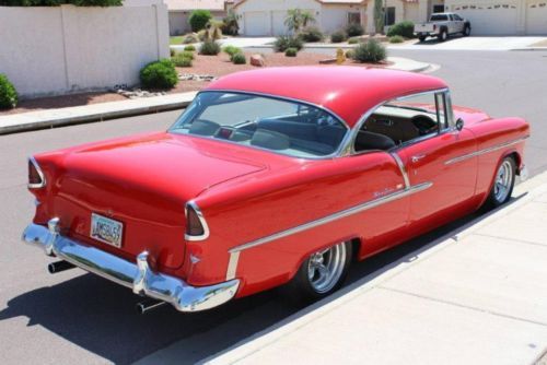1955 CHEVROLET 2-DR HARDTOP, BEL AIR AUTO, FRAME-OFF RESTORED, +AIR, US $55,000.00, image 5
