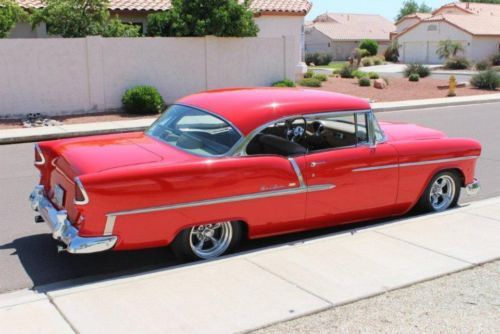 1955 CHEVROLET 2-DR HARDTOP, BEL AIR AUTO, FRAME-OFF RESTORED, +AIR, US $55,000.00, image 6