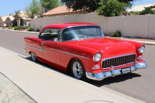 1955 CHEVROLET 2-DR HARDTOP, BEL AIR AUTO, FRAME-OFF RESTORED, +AIR, US $55,000.00, image 8
