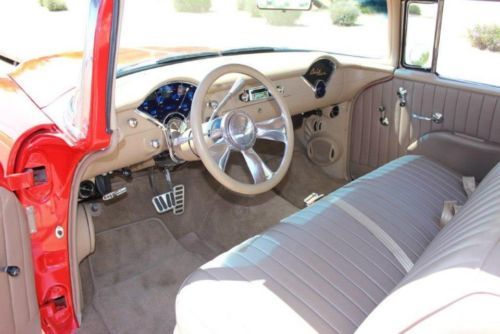 1955 CHEVROLET 2-DR HARDTOP, BEL AIR AUTO, FRAME-OFF RESTORED, +AIR, US $55,000.00, image 13