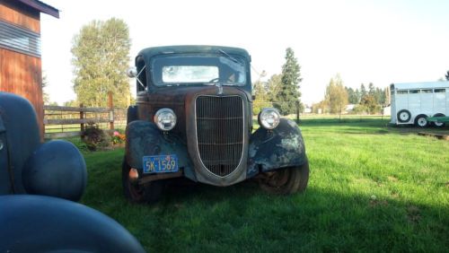 1936 Ford Pickup. Barn find stored in 1969. Rat Rod Hot Rod Bone stock #s match, US $7,500.00, image 5