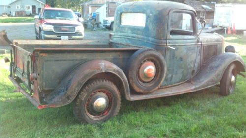 1936 Ford Pickup. Barn find stored in 1969. Rat Rod Hot Rod Bone stock #s match, US $7,500.00, image 11