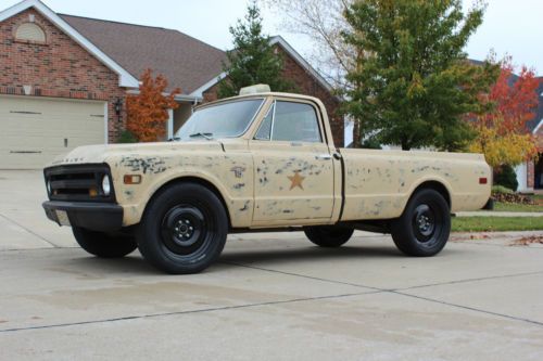 Chevy pick up truck 1/2 ton 350 ci automatic custom  22&#034; steelie&#039;s