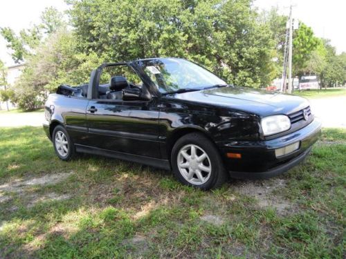 1997 vw highline cabrio convertible automatic alpine cd triple back! no reserve!