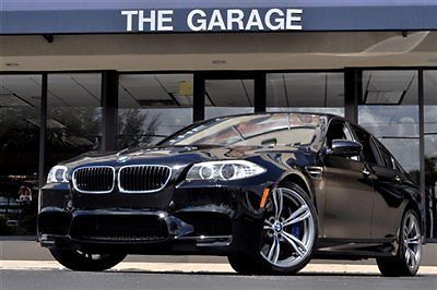 2013 bmw m5 m-dct 4.4l 560hp twin-turbo 7-spd m double clutch trans black/black!