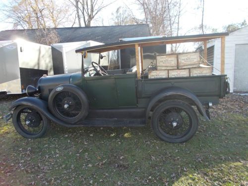 1928 ford model a pickup truck....depot hack truck