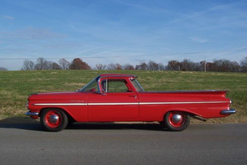 59 chevy el camino 348 4 speed, rust free, hot rod