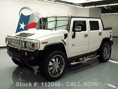 2006 hummer h2 sut 4x4 leather sunroof nav dvd 24&#039;s 70k texas direct auto