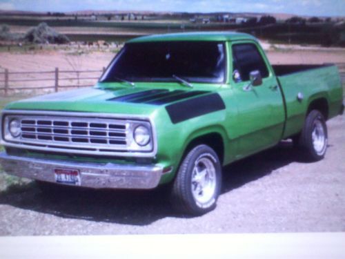 76 short bed dodge d100 pickup