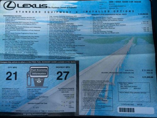 2006 Lexus GS300 Fully Loaded Every Option For The Year NO RESERVE!!!!!!!, image 20