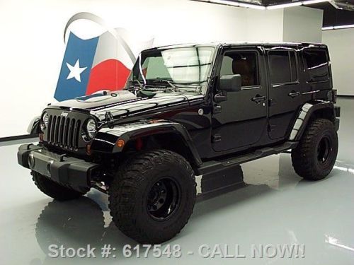 2011 jeep wrangler unltd mojave 4x4 lifted hardtop 37k texas direct auto