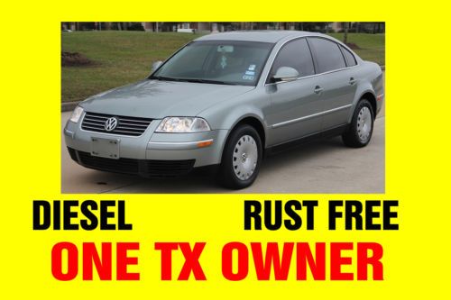 2005 passat diesel tdi,one tx owner,rust free,clean title