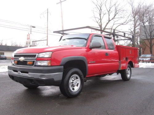 2006 chevrolet silverado 2500 hd 4x4 1 owner utility service truck super clean!!