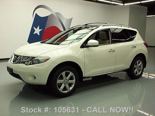2009 nissan murano sl leather pano roof rear cam 33k mi texas direct auto