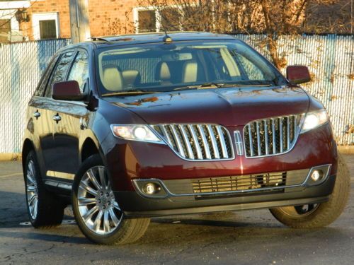 2011 lincoln mkx awd navi sync htd ac lthr seats adabtive crash sensor loaded