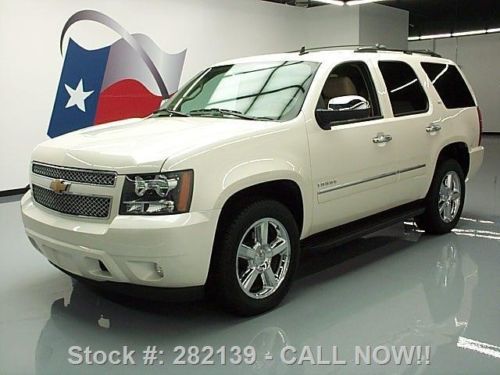 2013 chevy tahoe ltz sunroof nav dvd 20&#034; wheels only 4k texas direct auto