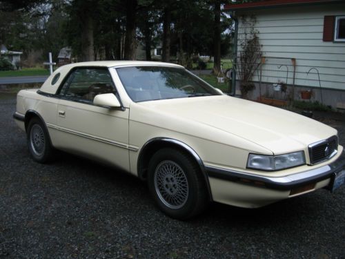 1990 Chrysler TC Maserati Base Convertible 2-Door 3.0L, image 2