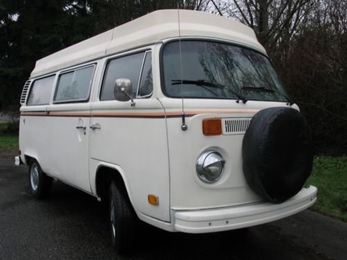 77 vw riviera camper bus with poptop