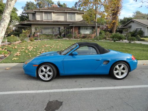 1997 porsche boxster sky blue only original color in ca. very beautiful  no rese