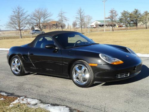 1997 porsche boxter in black with only 33k miles! *we take all trades*