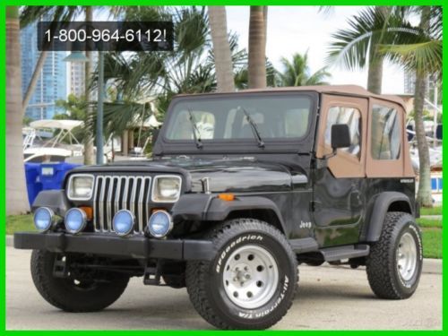 1995 jeep wrangler s 4x4 no reserve soft top must see super sharp fl