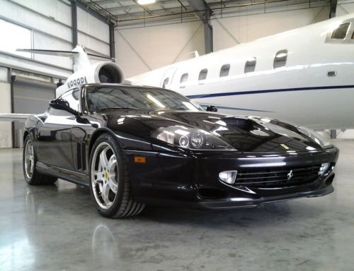 Spectacular 1998 ferrari 550 maranello - a black on black beauty with 11k miles