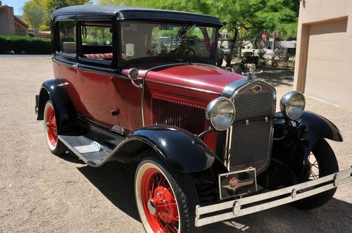 1931 ford model a deluxe tudor sedan