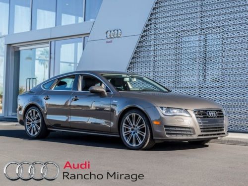 2013 audi a7 dakota gray premium plus sport package side assist